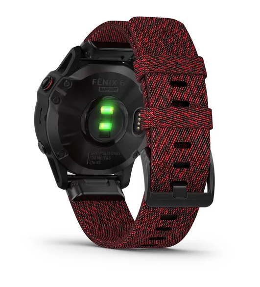Ремінець QuickFit 22mm Watch Bands Heathered Red Nylon Band 010-12863-06 010-12863-06 фото