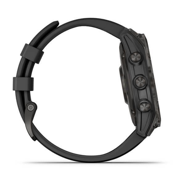 Смарт-годинник Garmin Epix 2 Sapphire Black/Carbon Gray DLC Titanium with silicone band 010-02582-11 010-02582-11 фото