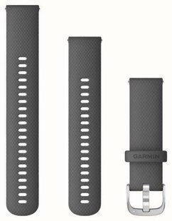 Ремінець Garmin Quick Release vivoactive 4 22mm Band Shadow Gray/Stainless 010-12932-20 010-12932-20 фото