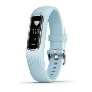Смарт-часы Garmin v&iacute;vosmart 4 Azure Blue with Silver Hardware 010-01995-24 010-01995-24 фото