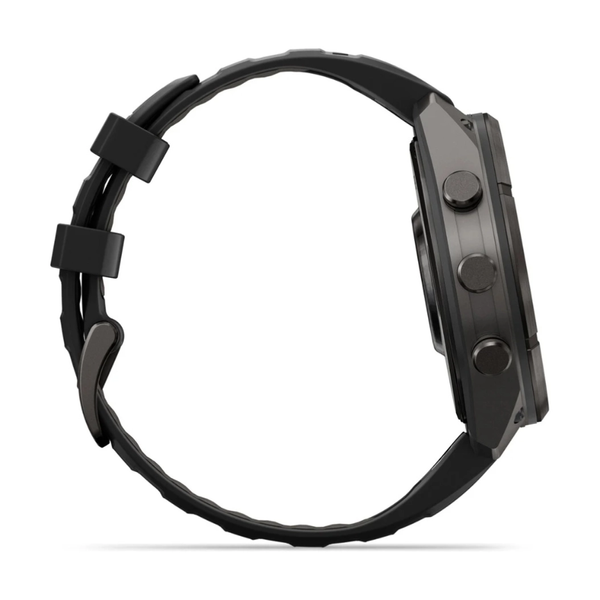 Смарт-годинник Garmin Fenix 9 Pro 47mm LTE Carbon Gray DLC Titanium with Black Silicone Band 010-04336-11 010-04336-11 фото
