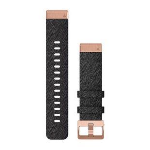 Ремешок QuickFit 20mm Heathered black nylon rose gold hardware 010-12874-00 010-12874-00 фото