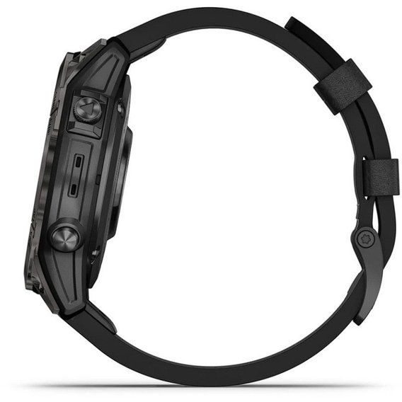 Смарт-часы Garmin epix Pro Gen 2 – Sapphire Edition 47 mm Carbon Grey DLC Titanium with Black Leather Band 010-02803-30 010-02803-30 фото