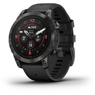 Смарт-годинник Garmin Epix Pro Gen 2 Sapphire Edition 47 mm Carbon Grey DLC Titanium with Black Band 010-02803-11 010-02803-11 фото