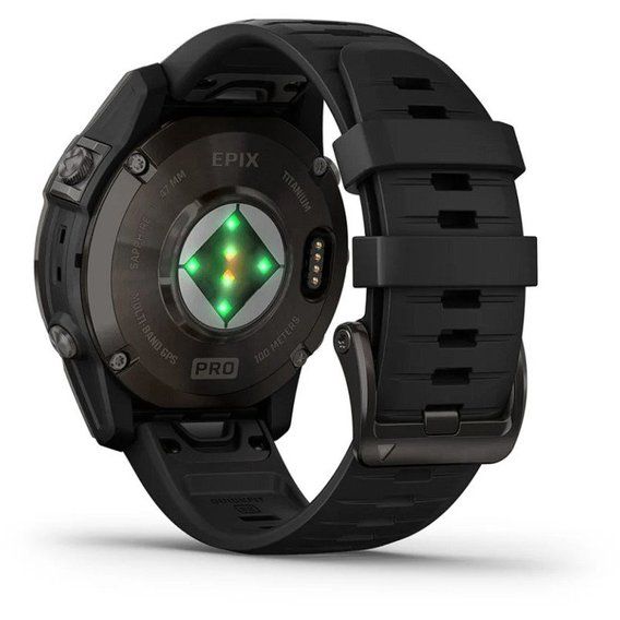 Смарт-часы Garmin epix Pro Gen 2 – Sapphire Edition 47 mm Carbon Grey DLC Titanium with Black Band 010-02803-11 010-02803-11 фото