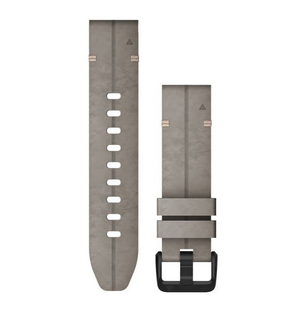 Ремешок QuickFit 20mm Shale grey suede leather 010-12876-00 010-12876-00 фото