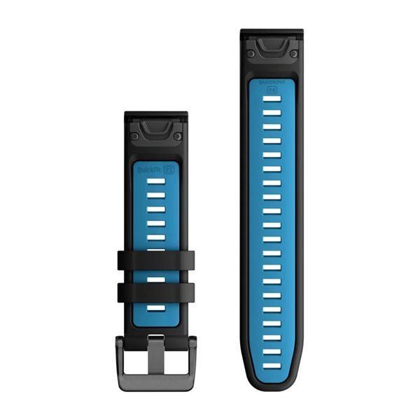 Ремінець EpixPRO (g2)22mm QuickFitBlk/CirBlue Silicon Bnd ремінець 010-13280-05 010-13280-05 фото