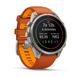 Смарт-годинник Garmin Fenix 9 Pro 51mm LTE Titanium with Autumn Orange/Orange Silicone Band 010-04337-01 010-04337-01 фото 3