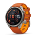Смарт-годинник Garmin Fenix 9 Pro 51mm LTE Titanium with Autumn Orange/Orange Silicone Band 010-04337-01 010-04337-01 фото 1