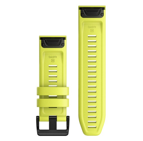 Ремінець QuickFit 26mm Amp yellow silicone 010-12864-04 010-12864-04 фото