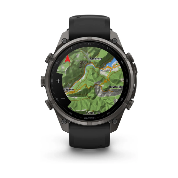 Смарт-годинник Garmin Fenix 9 Pro 51mm LTE Carbon Gray DLC Titanium with Black Silicone Band 010-04337-11 010-04337-11 фото