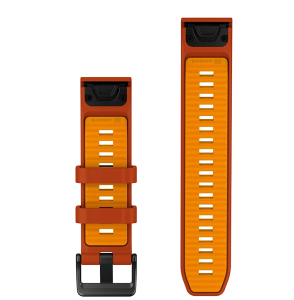 Ремінець Fenix 9 Pro,22mm QF AutumnOrng/SprkOrng Slcn bnd,WW/Asia 010-14507-03 010-14507-03 фото