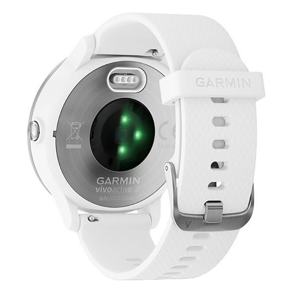 Смарт-часы Garmin vivoactive 3 E EU White/White Silicone Stainless Steel 010-01769-22 010-01769-22 фото