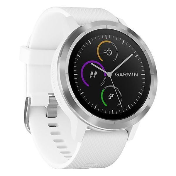 Смарт-часы Garmin vivoactive 3 E EU White/White Silicone Stainless Steel 010-01769-22 010-01769-22 фото