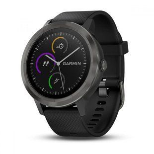 Смарт-часы Garmin vivoactive 3 E EU Blk/Blk Silicone Slate 010-01769-12 010-01769-12 фото