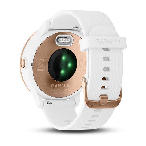 Смарт-годинник Garmin vivoactive 3 E.EU White/Rose Gold Silicone 010-01769-07 010-01769-07 фото
