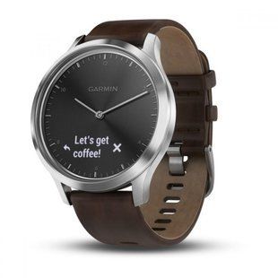 Смарт-часы Garmin Vivomove HR E EU Premium Black-Silver L 010-01850-24 010-01850-24 фото