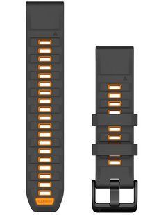 Ремінець Fenix 8 22mm QF Graphite/SparkOrg SiliconeBnd ремінець 010-13392-05 010-13392-05 фото
