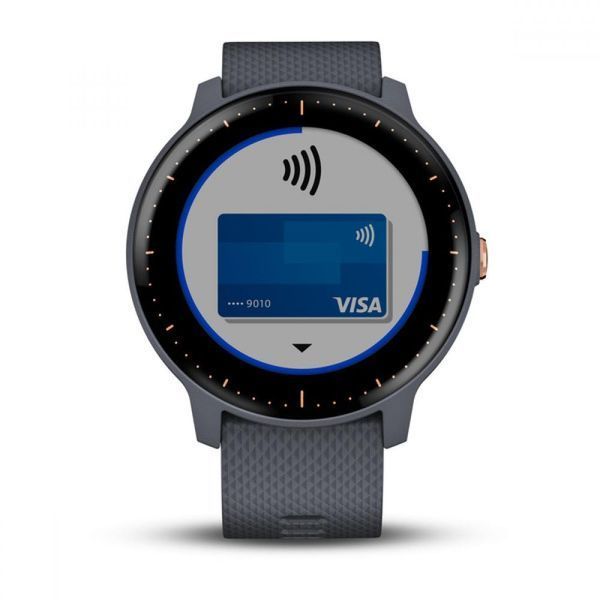 Смарт-годинник Garmin vivoactive 3 Music EEU GPS Wi-Fi Granite Blue/Rose Gold 010-01985-33 010-01985-33 фото