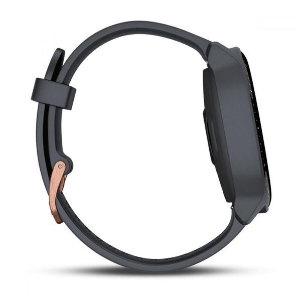 Смарт-годинник Garmin vivoactive 3 Music EEU GPS Wi-Fi Granite Blue/Rose Gold 010-01985-33 010-01985-33 фото