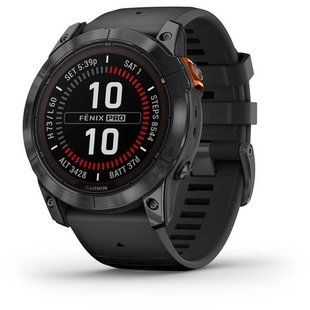 Смарт-часы Garmin Fenix 7X Pro Solar Edition Slate Grey with Black Band 010-02778-01 010-02778-01 фото