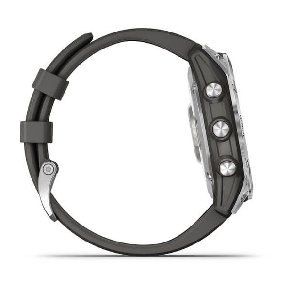 Смарт-часы Garmin Fenix 7 Silver with Graphite Band 010-02540-01 010-02540-01 фото