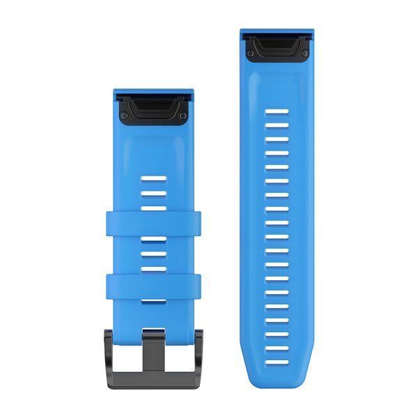 РемешокFenix 5X Plus 26mm QuickFit Cyan Blue Silicone Band Bands for Smart watches 010-12741-02 010-12741-02 фото