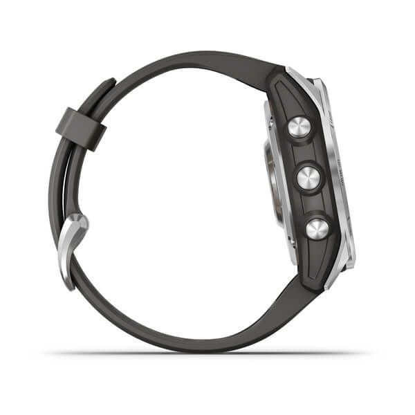 Смарт-часы Garmin Fenix 7S Silver with Graphite Band 010-02539-01 010-02539-01 фото