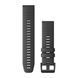 Ремінець QuickFit 22mm Watch Bands Slate grey silicone black hardware 010-12863-22 010-12863-22 фото 1