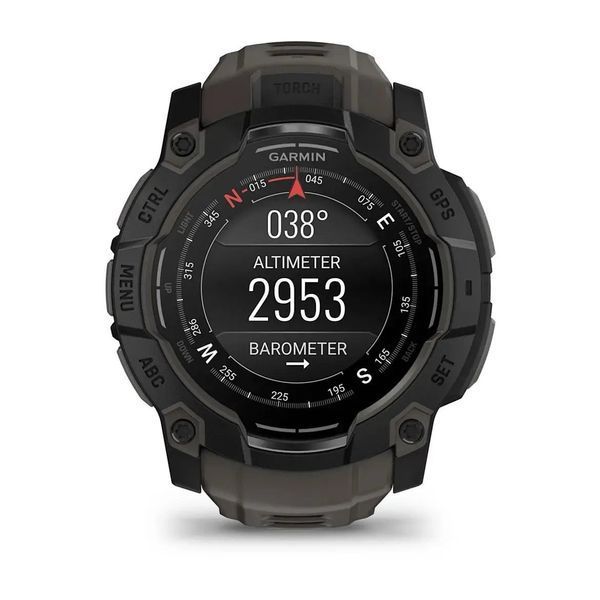 Смарт-часы Garmin Instinct 3 50mm AMOLED Black Bezel with Charcoal Band 010-03020-00 010-03020-00 фото