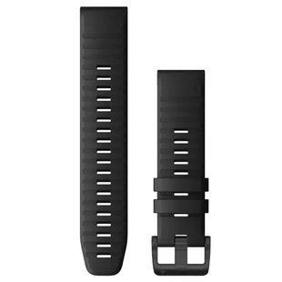 Ремінець QuickFit 22mm Watch Bands Black Silicone 010-12863-00 010-12863-00 фото