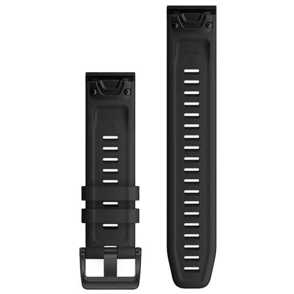 Ремінець QuickFit 22mm Watch Bands Black Silicone 010-12863-00 010-12863-00 фото