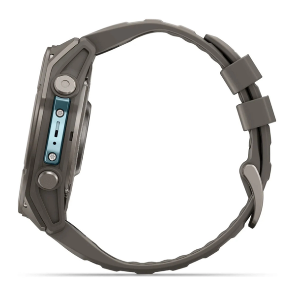 Смарт-годинник Garmin Fenix 9 AMOLED 43mm Sapphire Titanium with Pebble Grey Silicone Band 010-04761-11 010-04761-11 фото