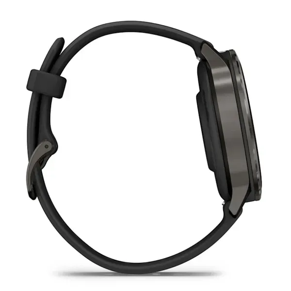 Смарт-годинник Garmin Venu 4 41 mm Slate bezel with black silicone band 010-03013-02 010-03013-02 фото