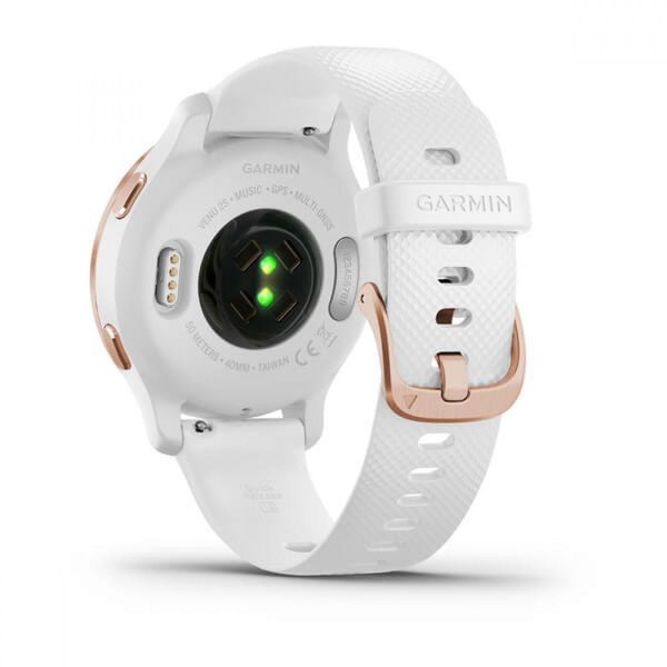 Смарт-годинник Garmin Venu 2S Rose Gold Bezel with White Case and Silicone Band 010-02429-13 010-02429-13 фото