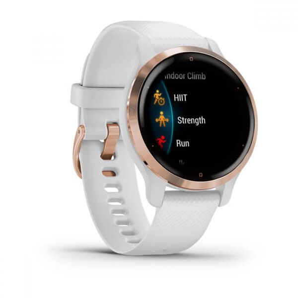 Смарт-годинник Garmin Venu 2S Rose Gold Bezel with White Case and Silicone Band 010-02429-13 010-02429-13 фото