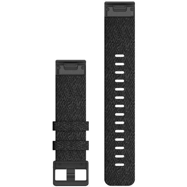 Ремешок QuickFit 22mm Watch Bands Heathered black nylon 010-12863-07 010-12863-07 фото