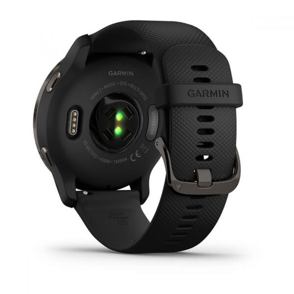 Смарт-часы Garmin Venu 2 Slate Bezel with Black Case and Silicone Band 010-02430-11 010-02430-11 фото