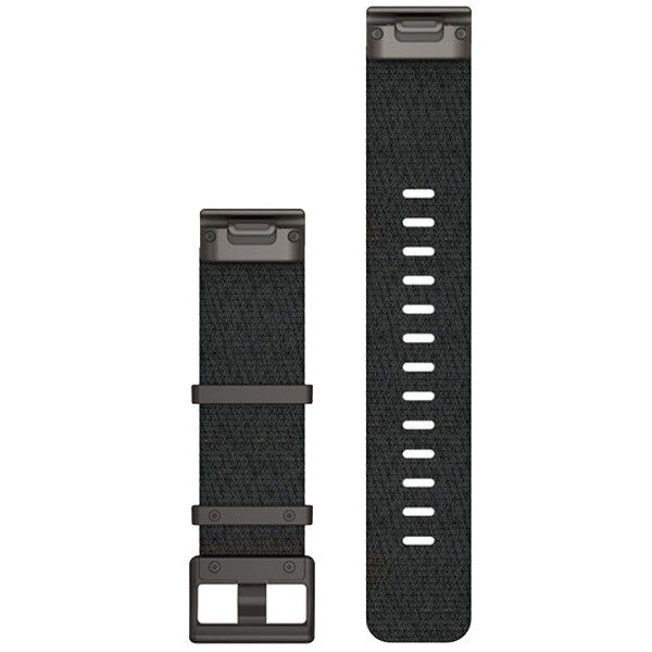 Ремінець QuickFit 22mm Watch Bands Jacquard-weave nylon strap Heathered black 010-12738-03 010-12738-03 фото