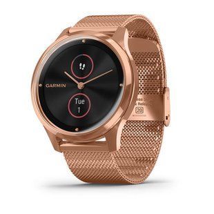 Смарт-часы Garmin Vivomove Luxe Rose Gold-Black Milanese 010-02241-24 010-02241-24 фото
