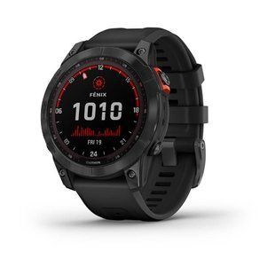 Смарт-годинник Garmin Fenix 7 Solar Slate Gray with Black Band 010-02540-11 010-02540-11 фото