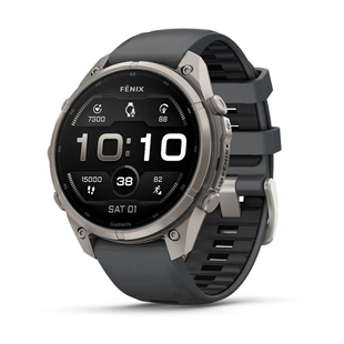 Смарт-годинник Garmin Fenix 9 Pro 47mm Titanium with Graphite/Black Silicone Band 010-04336-26 010-04336-26 фото