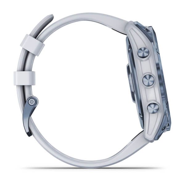 Смарт-часы Garmin Fenix 7X Sapphire Solar Mineral Blue DLC Titanium with Whitestone Band 010-02541-15 010-02541-15 фото