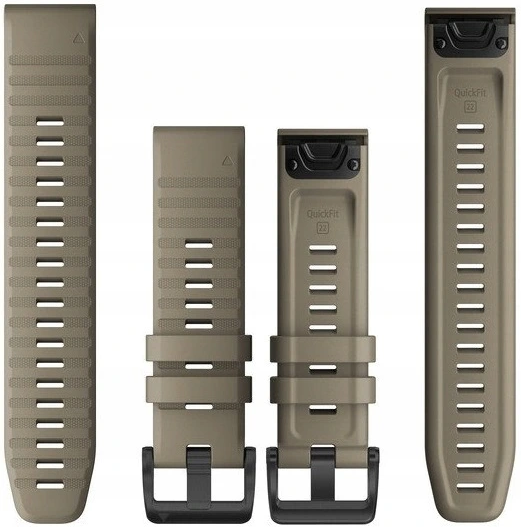 Ремінець QuickFit 22mm Watch Bands Dark sandstone silicone 010-12863-02 010-12863-02 фото